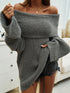 'Clarimond' Drop Shoulder Oversized Knit Sweater - Celes Fashion